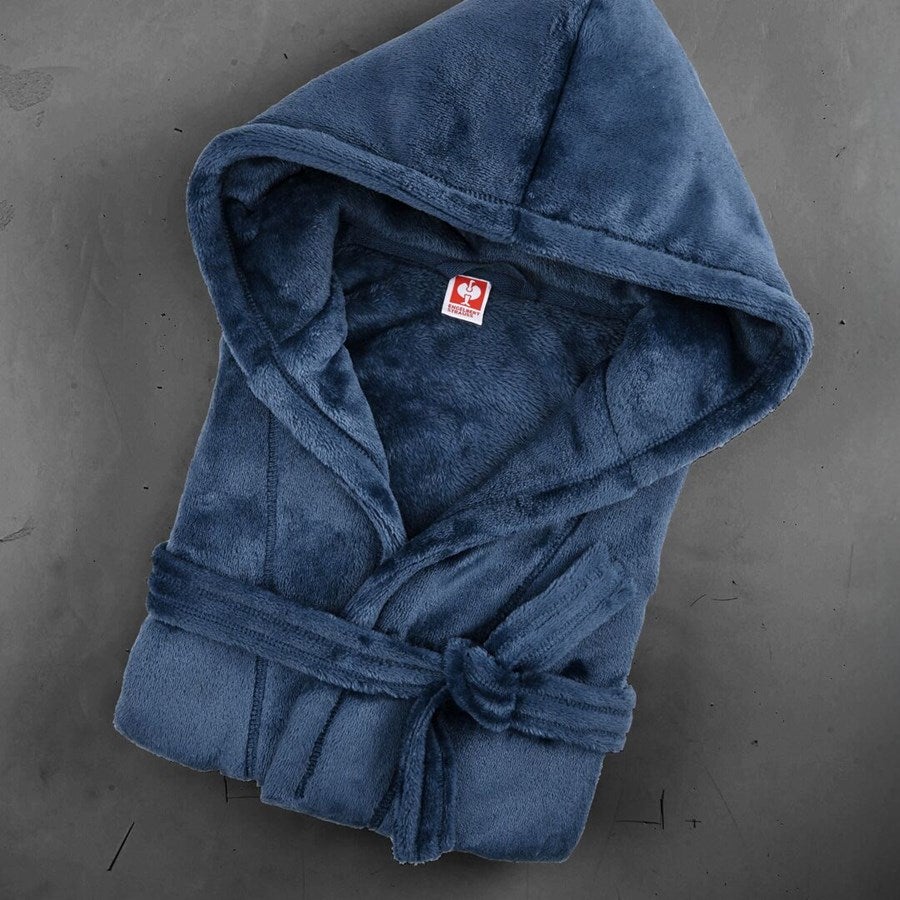Detailed image e.s. Bathrobe nordicblue