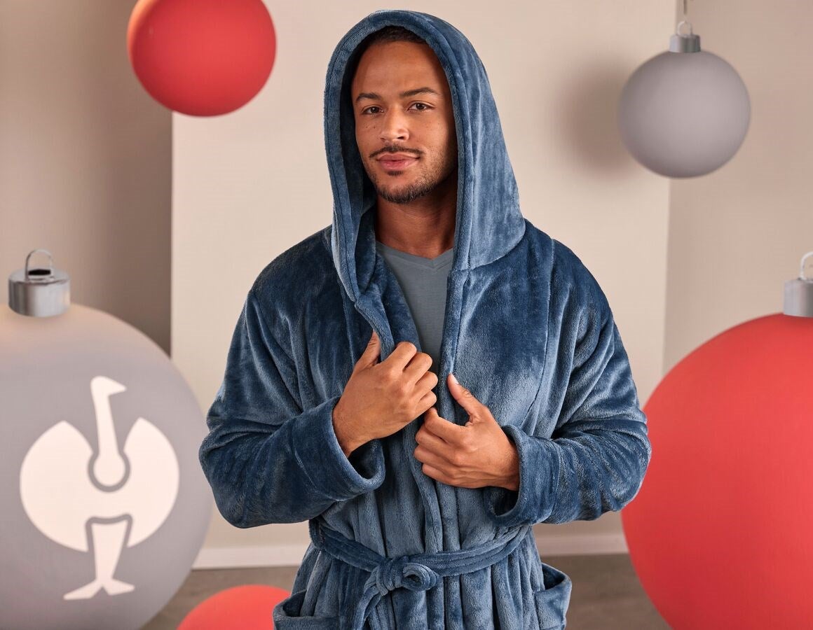 Additional image 2 e.s. Bathrobe nordicblue
