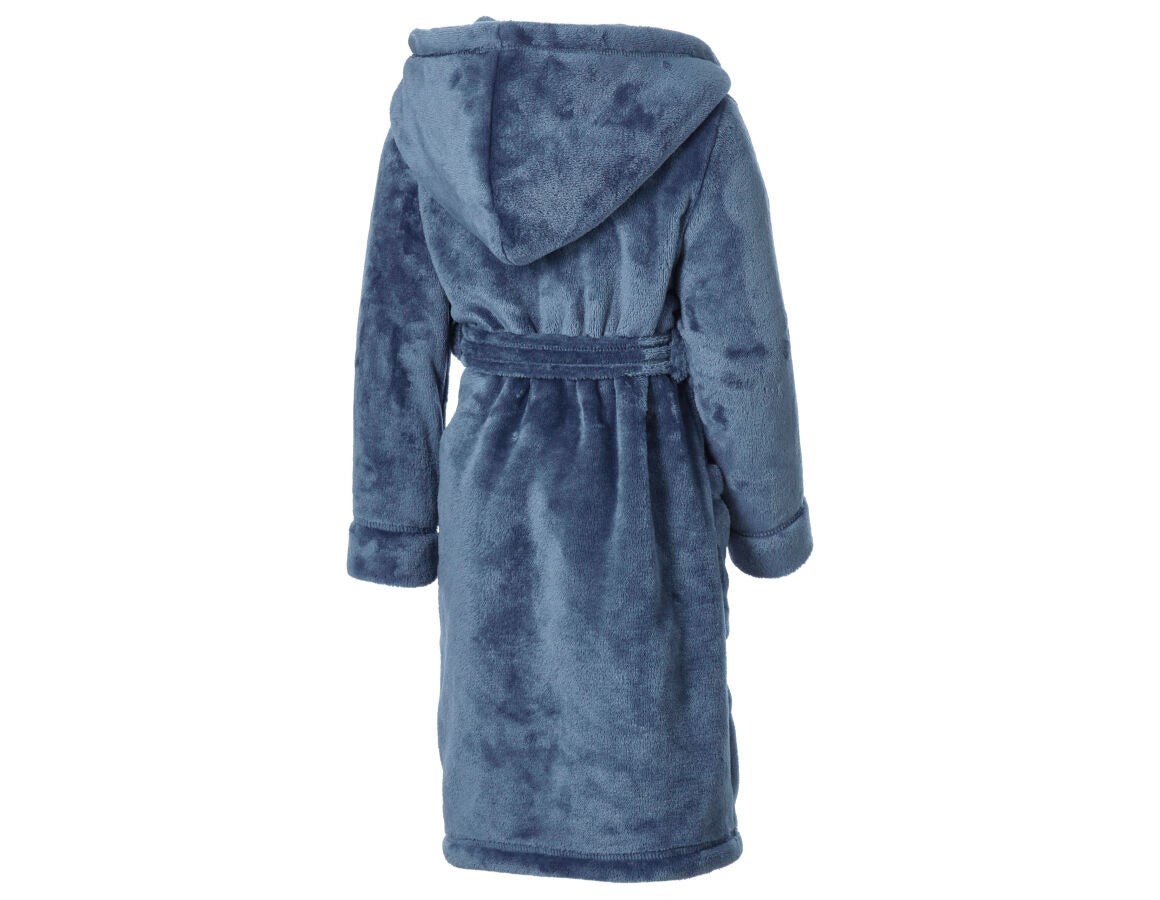 Secondary image e.s. Bathrobe, children's nordicblue