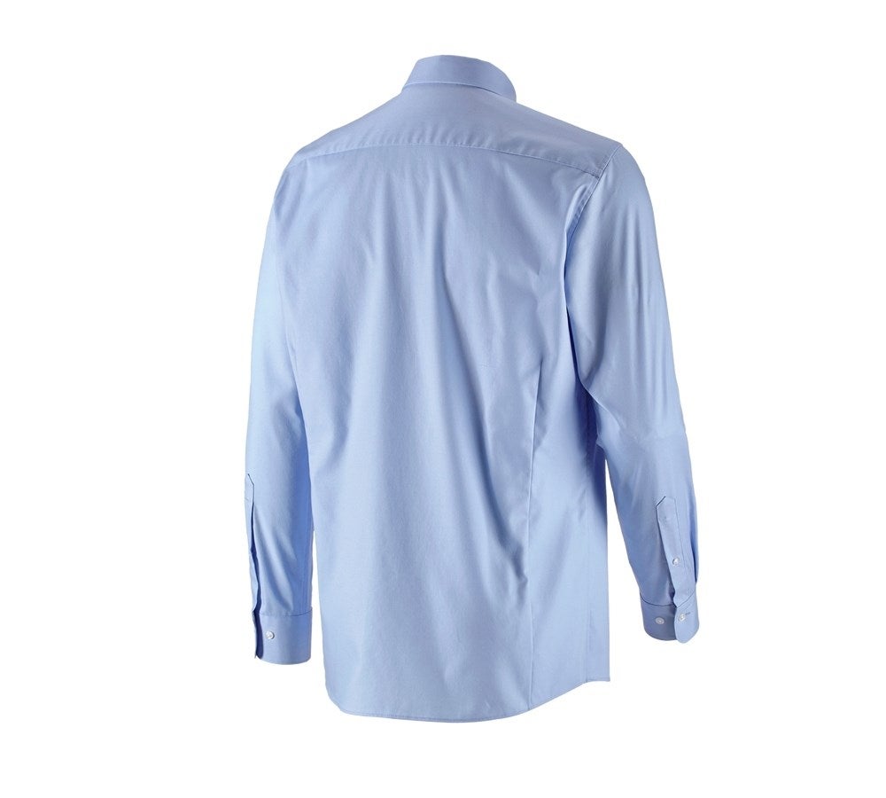 Secondary image e.s. Business shirt cotton stretch, regular fit frostblue