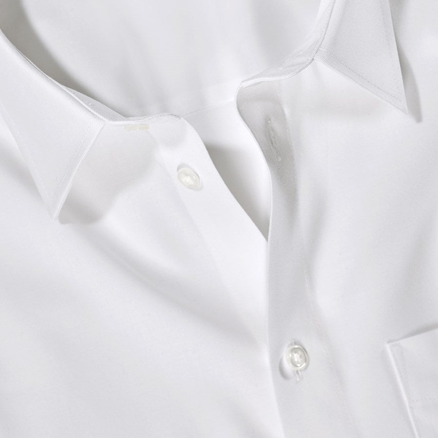 Additional image 3 e.s. Business shirt cotton stretch, regular fit white