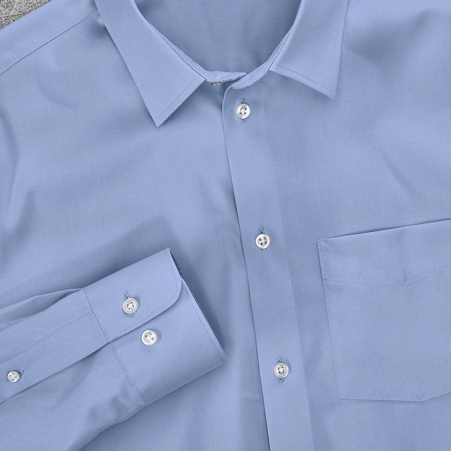 Additional image 3 e.s. Business shirt cotton stretch, regular fit frostblue