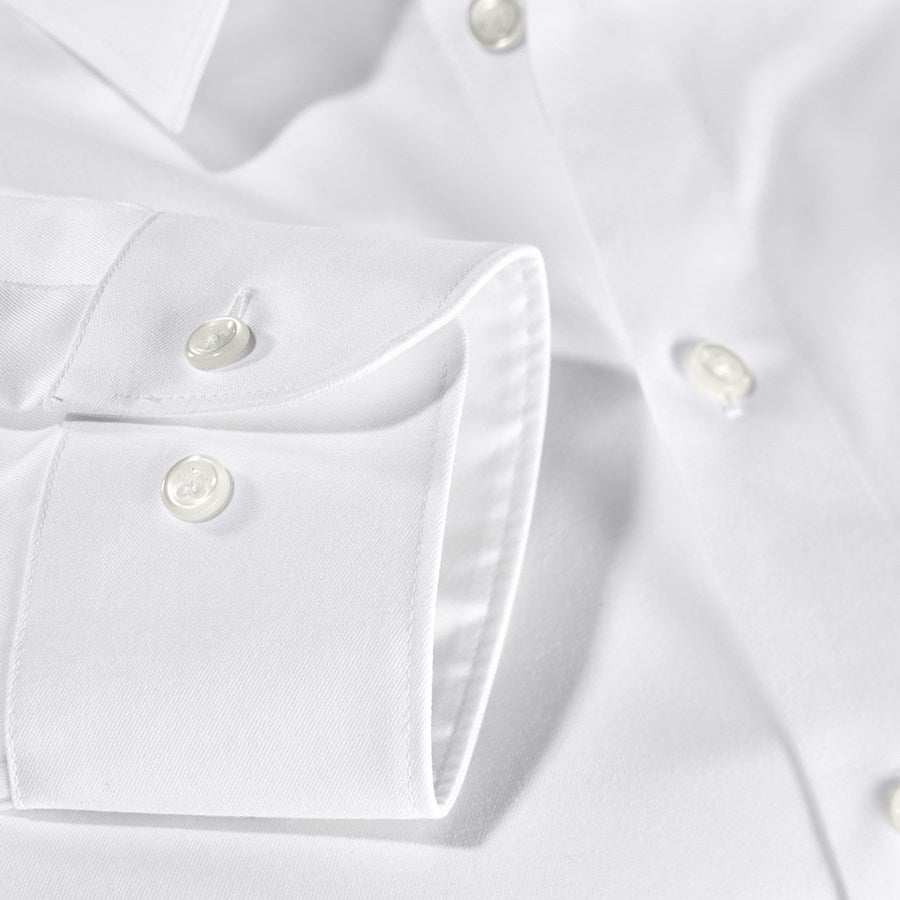 Additional image 1 e.s. Business shirt cotton stretch, slim fit white