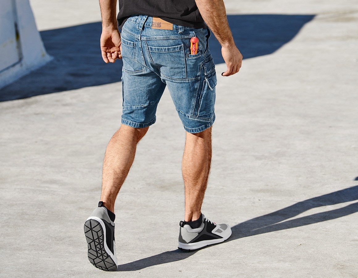 Additional image 1 e.s. Cargo worker shorts POWERdenim stonewashed