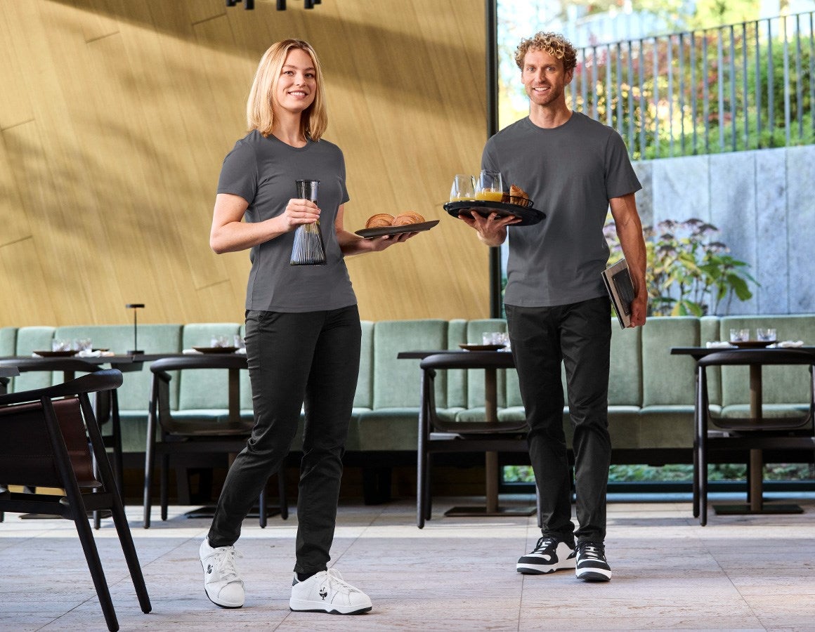 Additional image 3 e.s. 5-pocket work trousers Chino, ladies' black