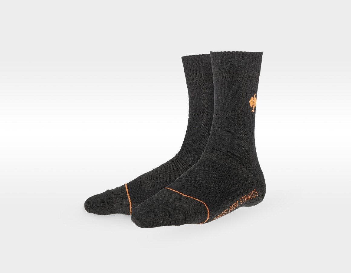 Main action image e.s. Double socks function warm/high black