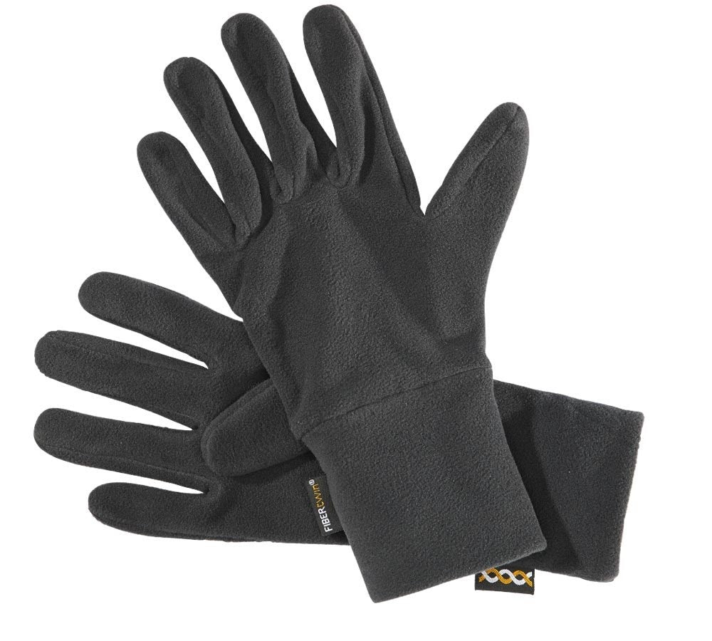 Primary image e.s. FIBERTWIN® microfleece gloves black