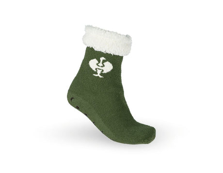 Primary image e.s. Faux fur socks nordicgreen