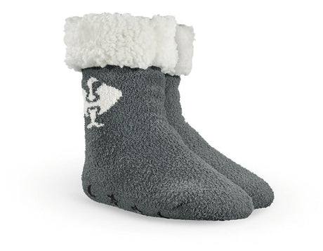 Primary image e.s. Faux fur socks, children's nordicgrey