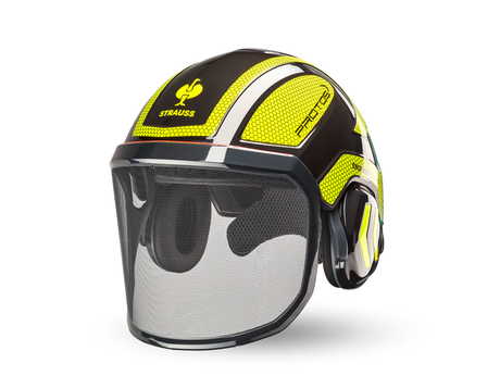 Primary image e.s. Forestry helmet Protos® black/high-vis yellow