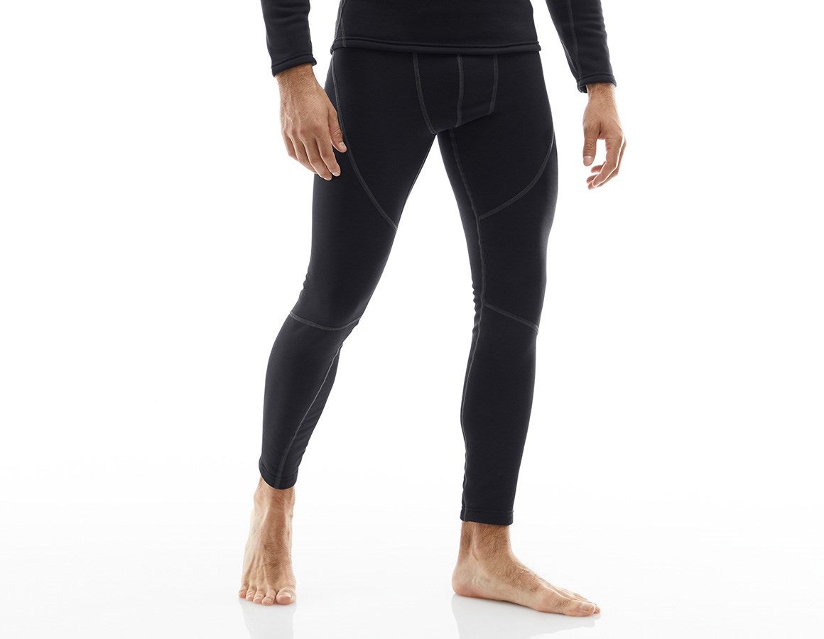 Main action image e.s. functional long-pants thermo stretch-x-warm black