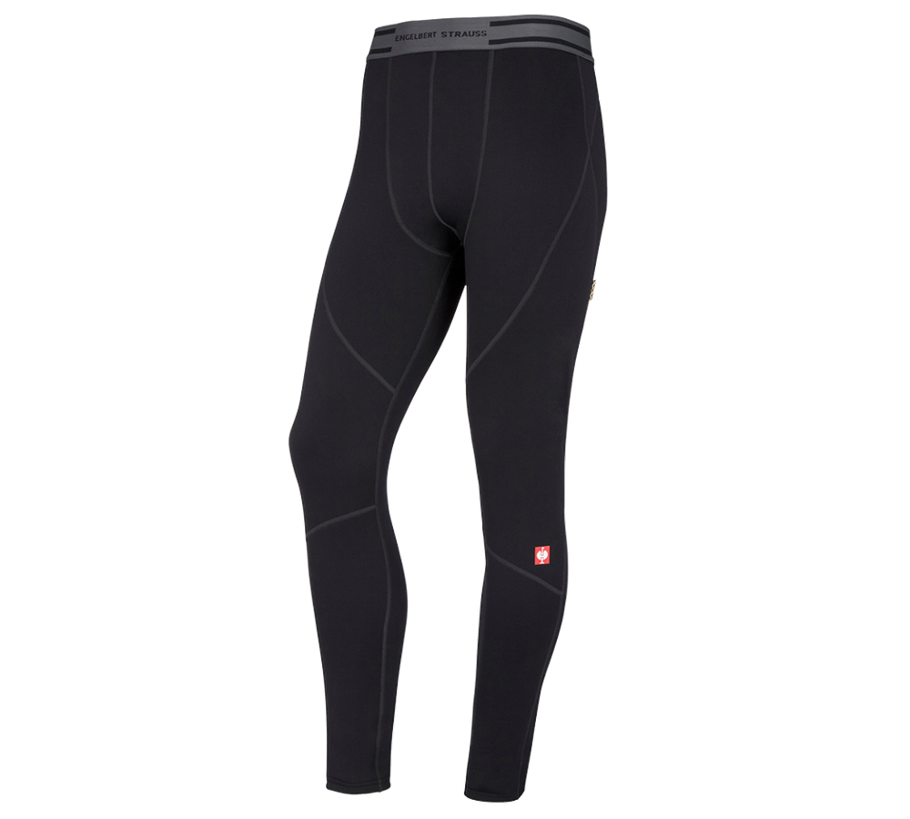 Primary image e.s. functional long-pants thermo stretch-x-warm black