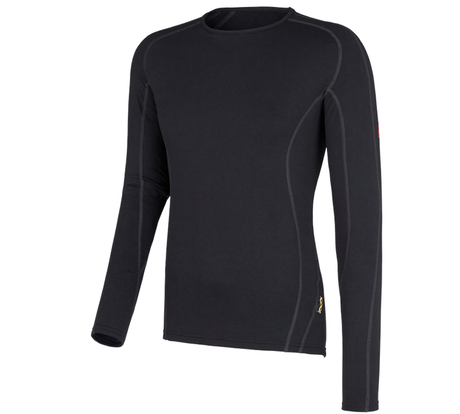 Primary image e.s. functional-longsleeve clima-pro, warm, men's black