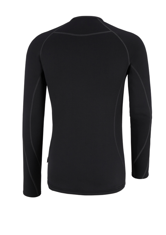 Secondary image e.s. functional-longsleeve thermo stretch-x-warm black