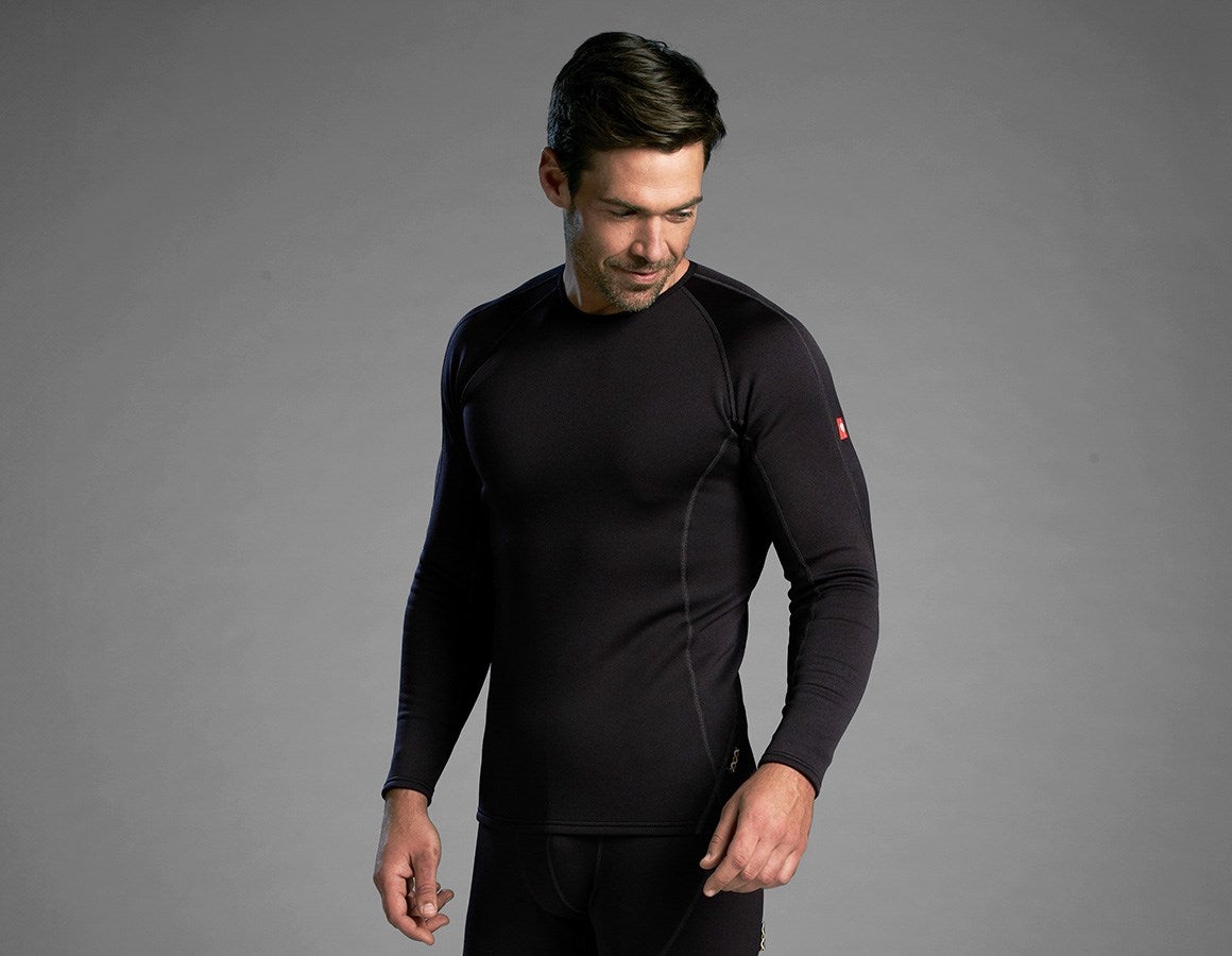 Additional image 1 e.s. functional-longsleeve thermo stretch-x-warm black