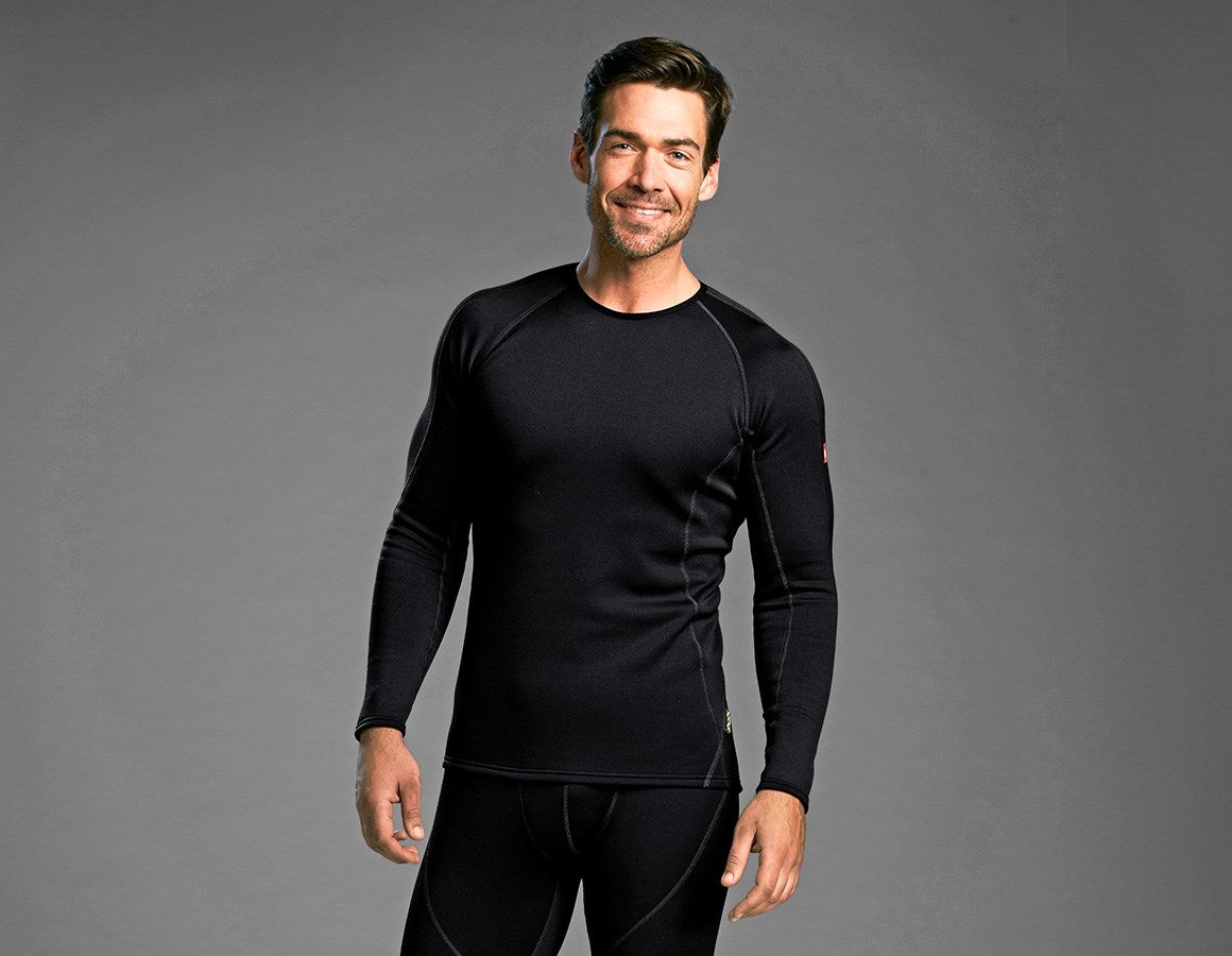 Additional image 2 e.s. functional-longsleeve thermo stretch-x-warm black