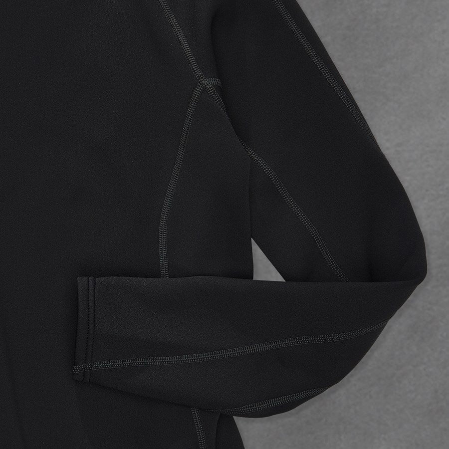 Detailed image e.s. functional-longsleeve thermo stretch-x-warm black