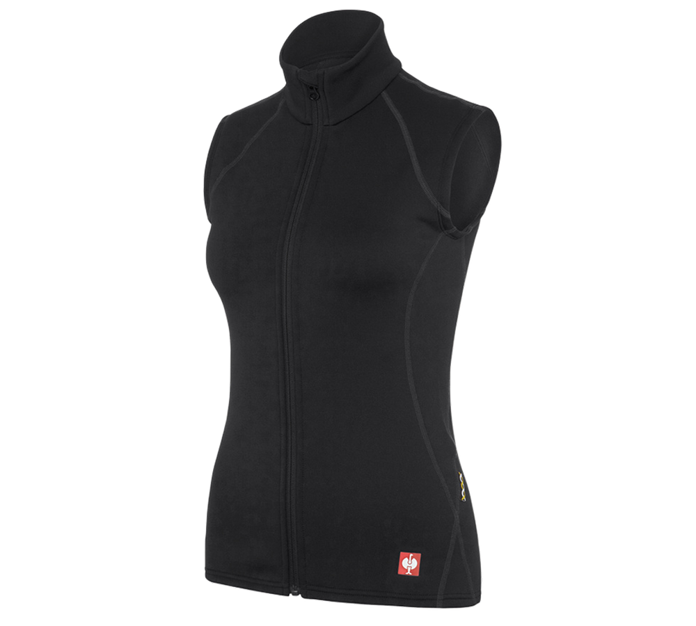 Primary image e.s. bodywarmer thermo stretch-x-warm, ladies' black