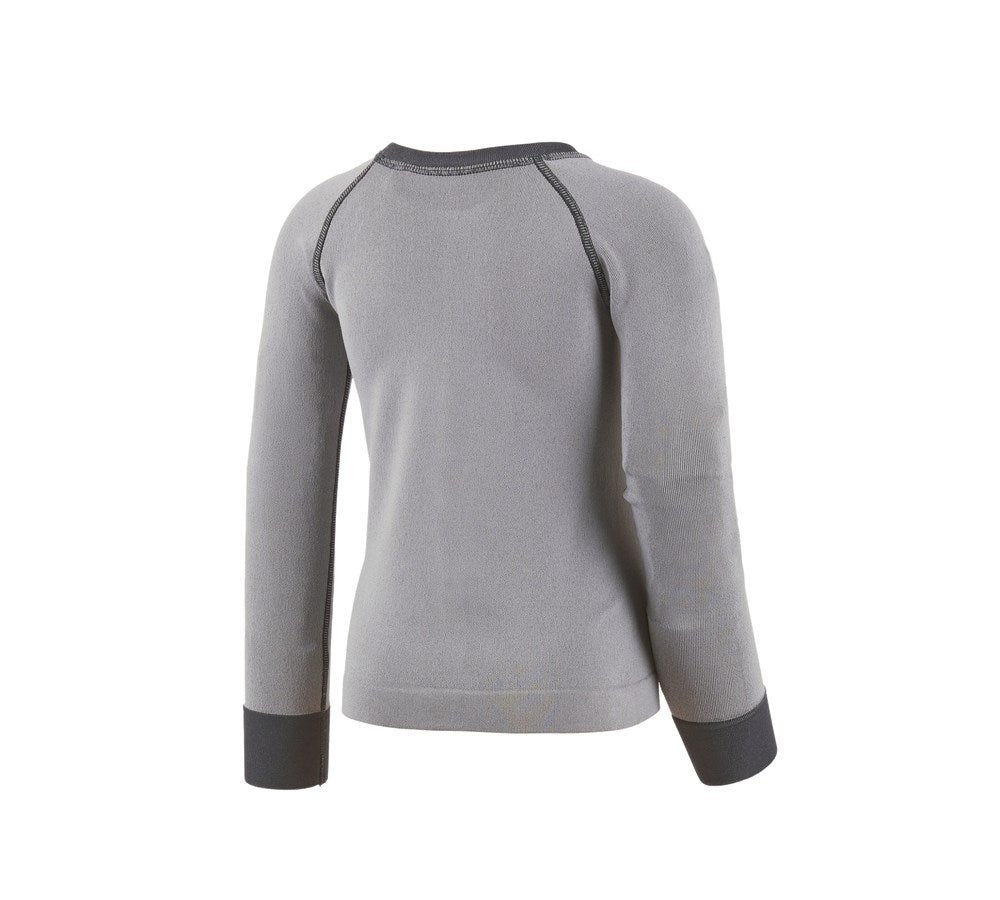 Secondary image e.s. functional-longsleeve seamless-warm, children platinum