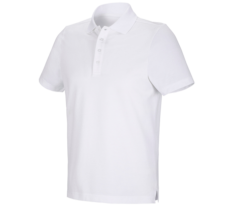 Primary image e.s. Functional polo shirt poly cotton white