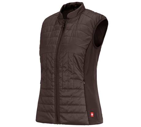 Primary image e.s. Function quilted bodywarmer thermo stretch,l. chestnut