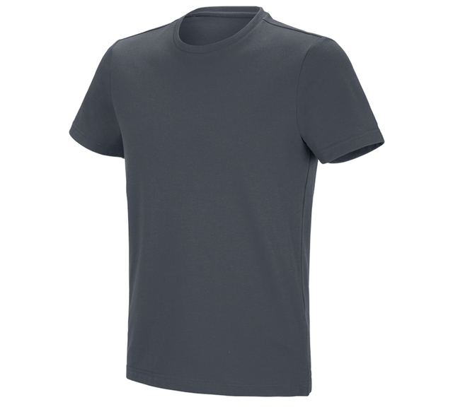 Primary image e.s. Functional T-shirt poly cotton anthracite