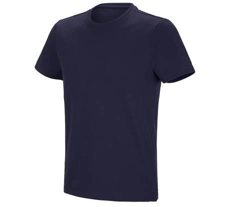 Primary image e.s. Functional T-shirt poly cotton navy
