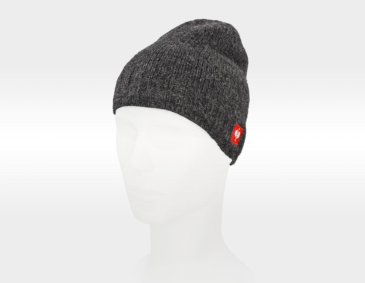 Additional image 2 e.s. Chunky knit hat titanium