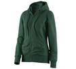 Primary image e.s. Hoody sweatjacket poly cotton, ladies' green