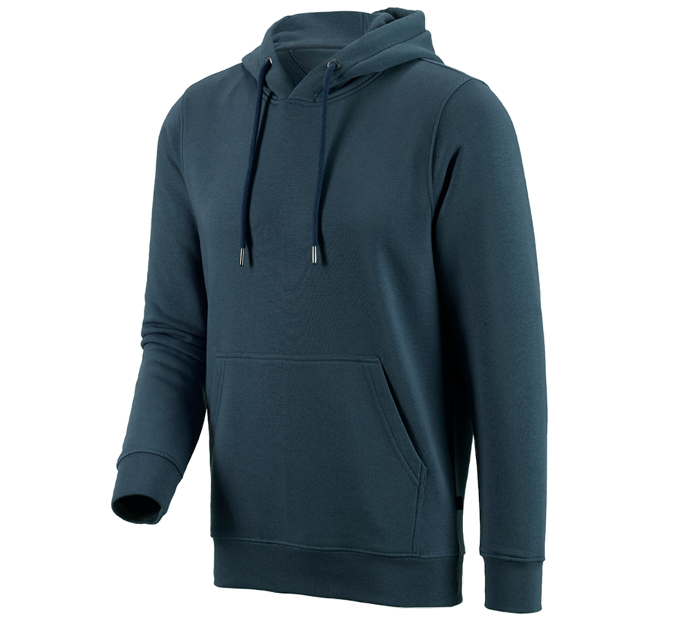 Primary image e.s. Hoody sweatshirt poly cotton seablue