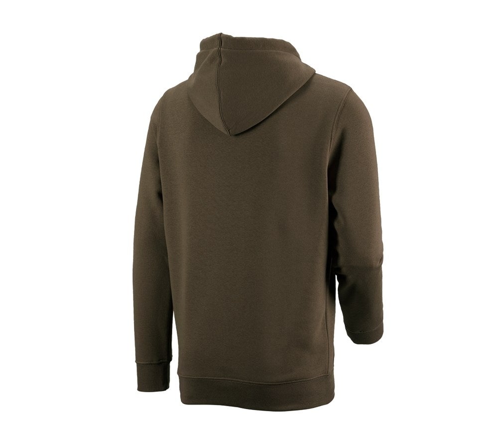 Secondary image e.s. Hoody sweatshirt poly cotton olive