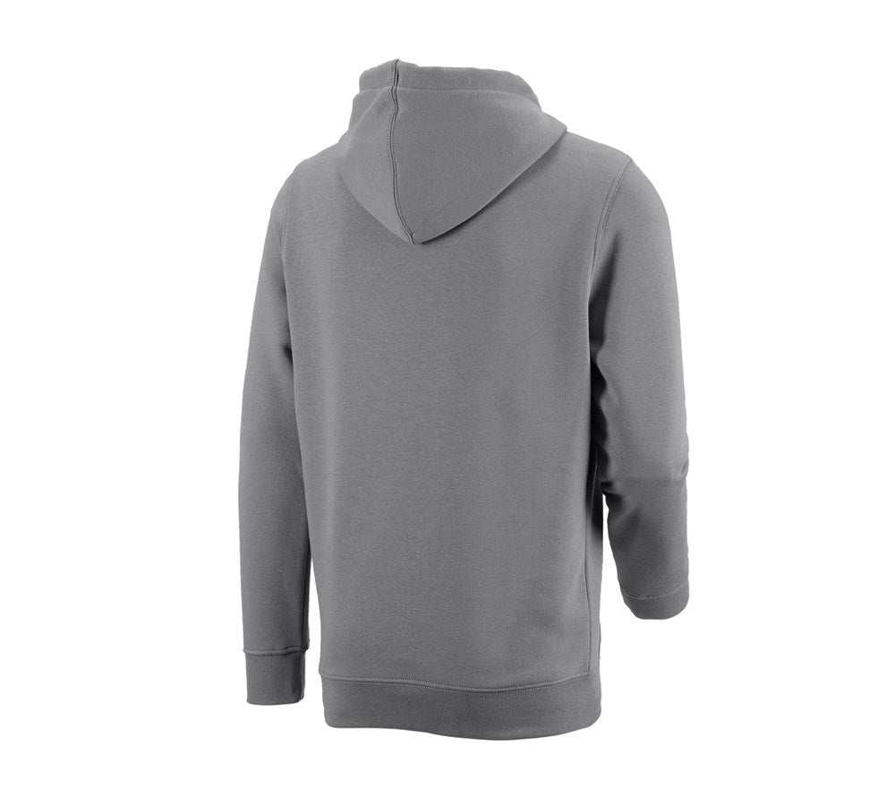 Secondary image e.s. Hoody sweatshirt poly cotton platinum