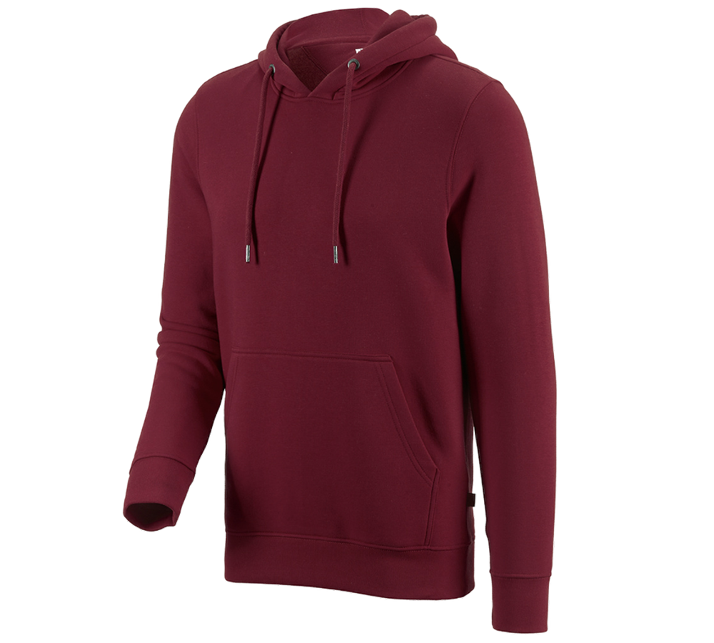 Primary image e.s. Hoody sweatshirt poly cotton bordeaux