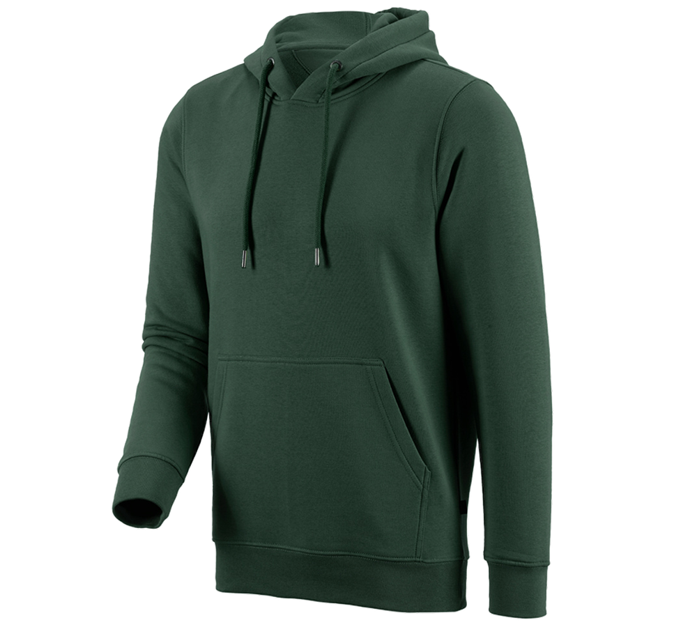 Primary image e.s. Hoody sweatshirt poly cotton green