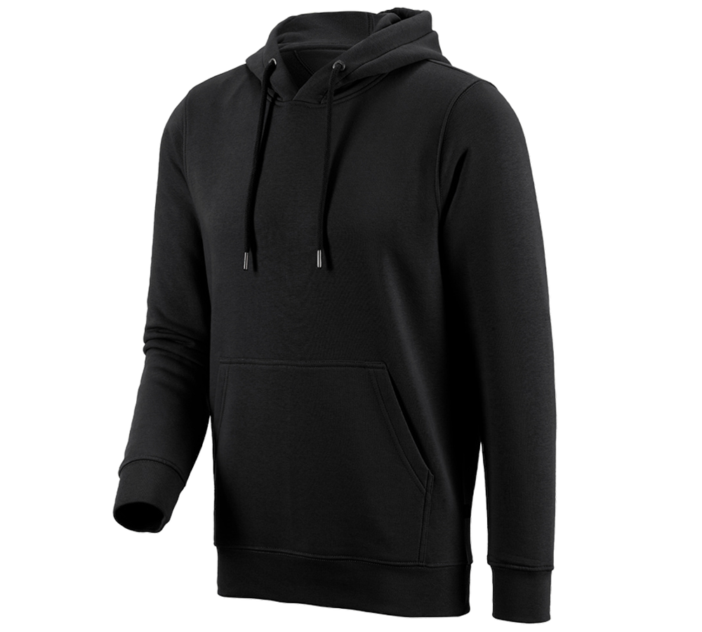 Primary image e.s. Hoody sweatshirt poly cotton black