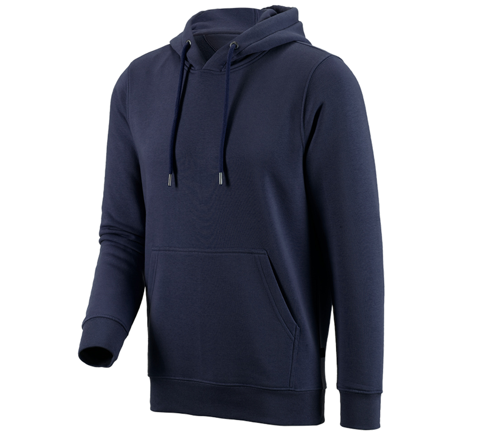 Primary image e.s. Hoody sweatshirt poly cotton navy