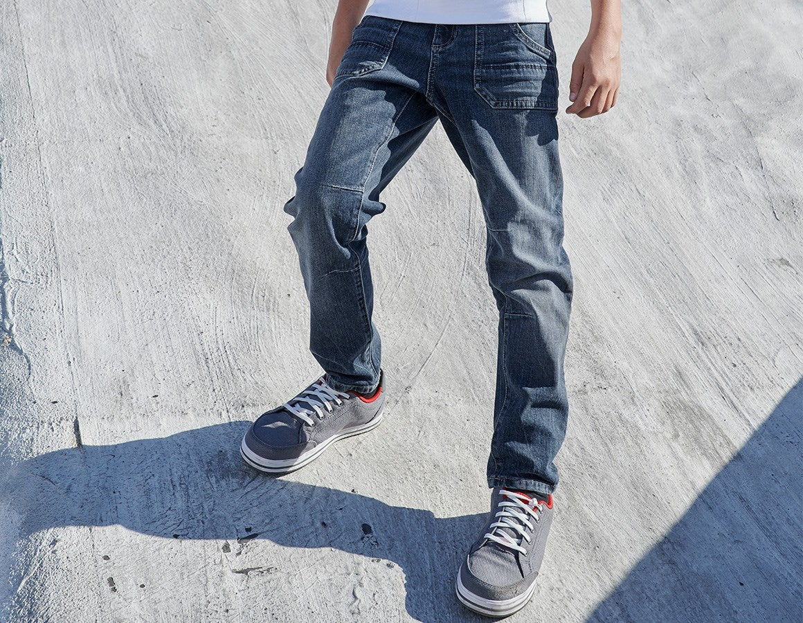 Main action image e.s. Jeans POWERdenim, children’s stonewashed