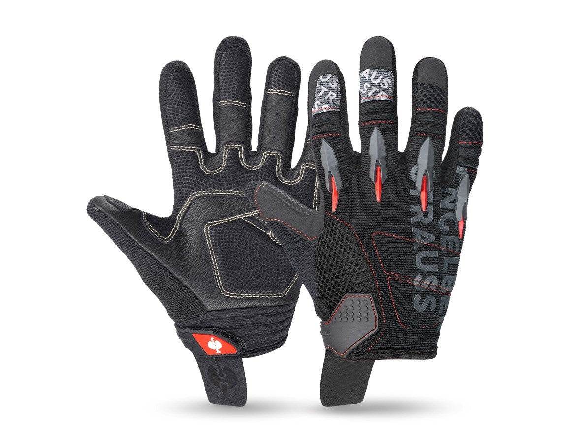 Primary image e.s. Children's mechanic's gloves Viper black/red