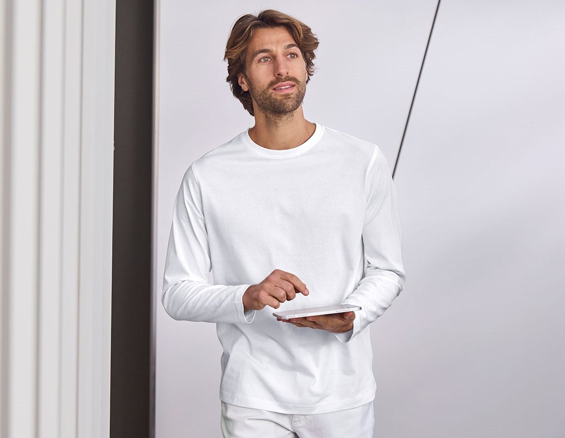 Main action image e.s. Long sleeve cotton white