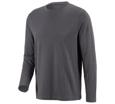 Primary image e.s. Longsleeve cotton anthracite