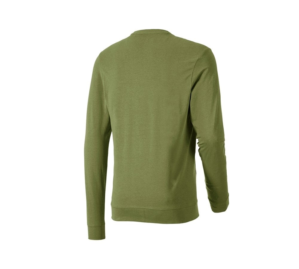 Secondary image e.s. Longsleeve cotton stretch forest