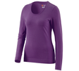Primary image e.s. Longsleeve cotton stretch, ladies' violet