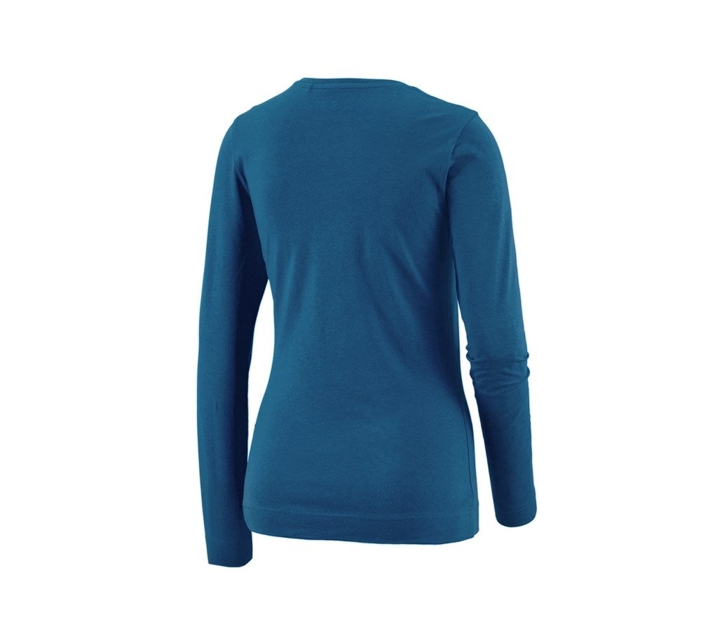 Secondary image e.s. Long sleeve cotton stretch, ladies' atoll