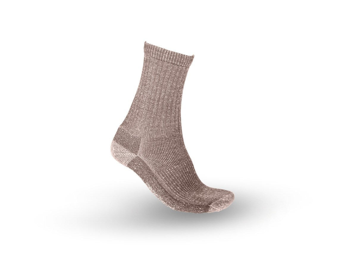 Primary image e.s. Merino socks Nature warm/high terra melange