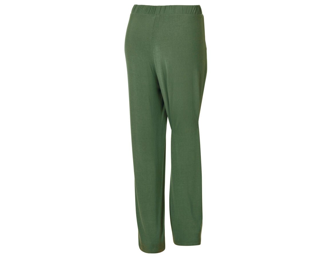 Secondary image e.s. Modal pyjamas trousers, ladies' nordicgreen