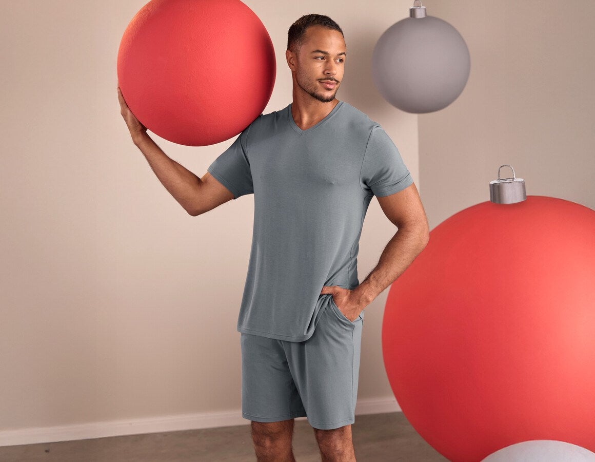 Additional image 1 e.s. Modal pyjama shorts nordicgrey