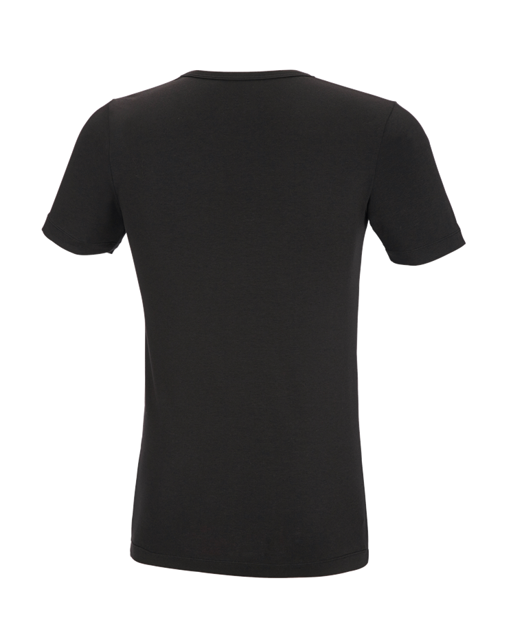 Secondary image e.s. Modal T-shirt black