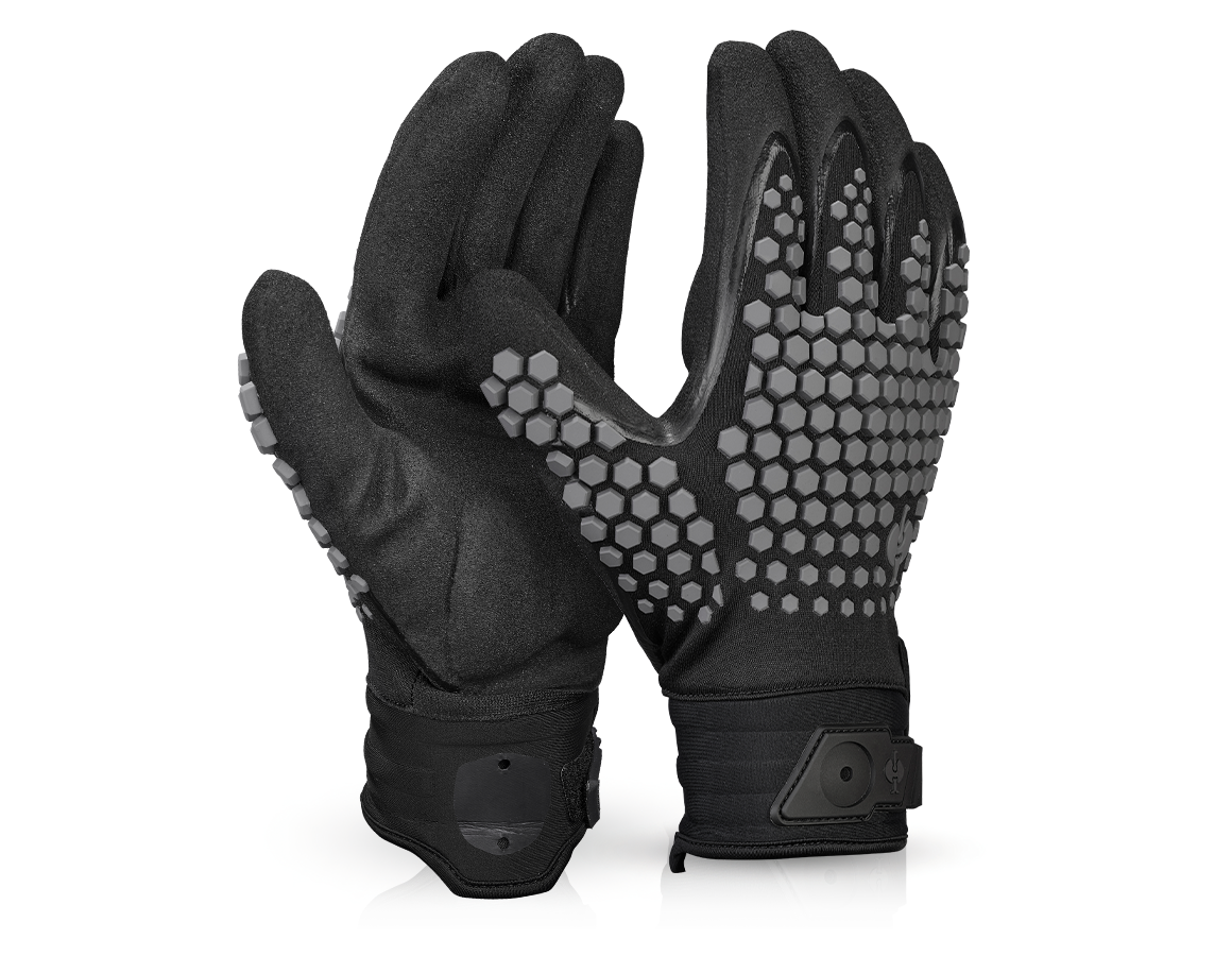 Primary image e.s. Nitrile gloves VibraSafe black