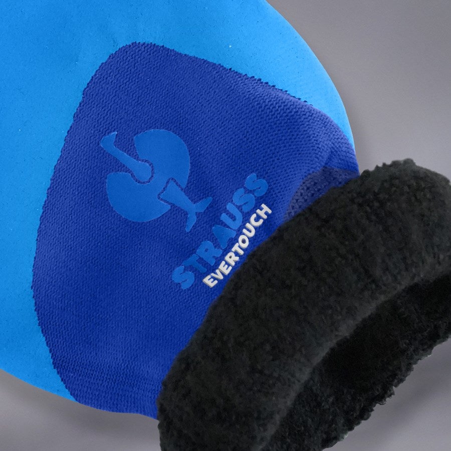 Detailed image e.s. Nitrile foam gloves evertouch winter blue/navy-melange