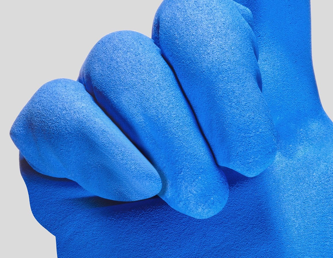 Additional image 1 e.s. Nitrile foam gloves evertouch winter blue/navy-melange
